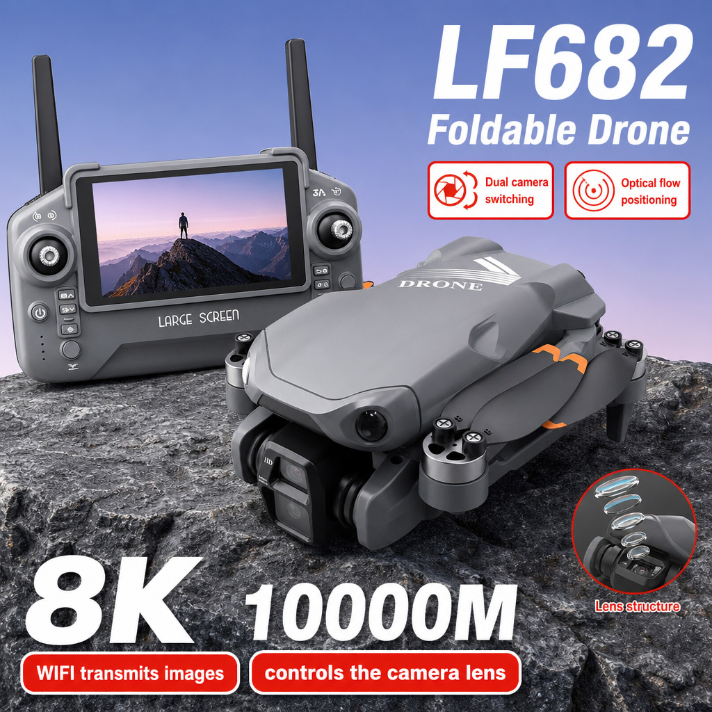 Drone Photogrammetry - Hava Fotoğrafı LF682 Drone 8K HD