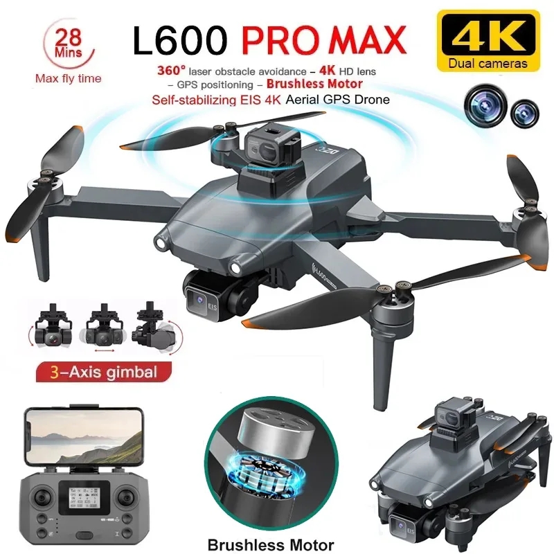 Drone Photogrammetry - L600 PRO MAX GPS Drone Profesyonel