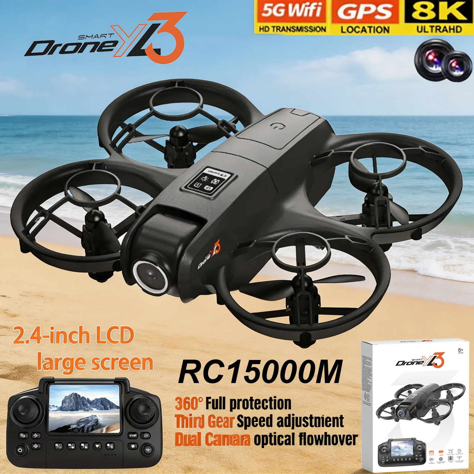 Drone Photogrammetry - Yeni YL3 RC Drone 8K 1080P