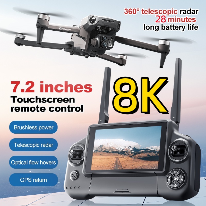 8K 3 Eksenli Gimbal Fırçasız 7 - Drone Lidar incelemesi ve fiyatı