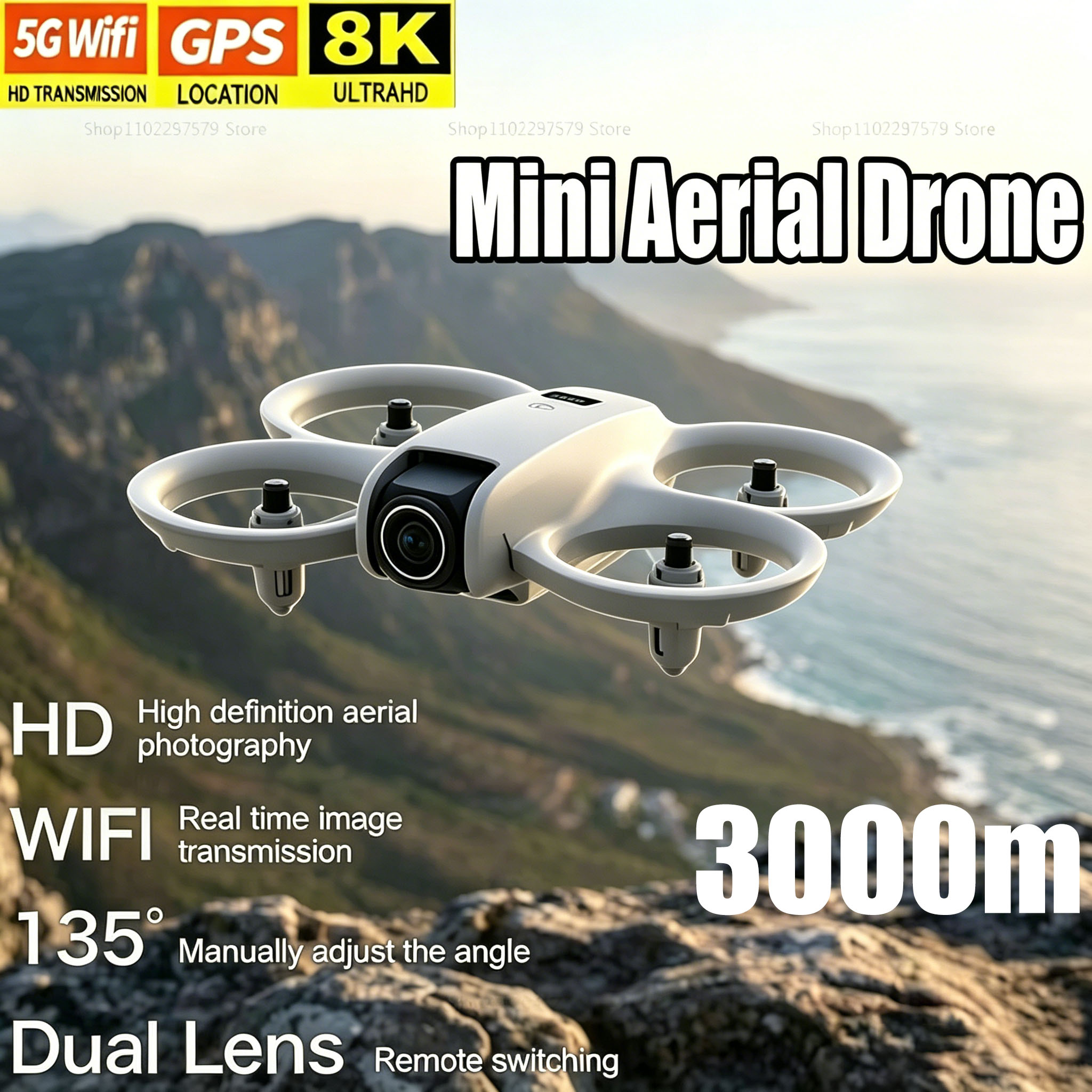 8K HD Kamera ile Mini Drone FP - Drone Video Production incelemesi ve fiyatı