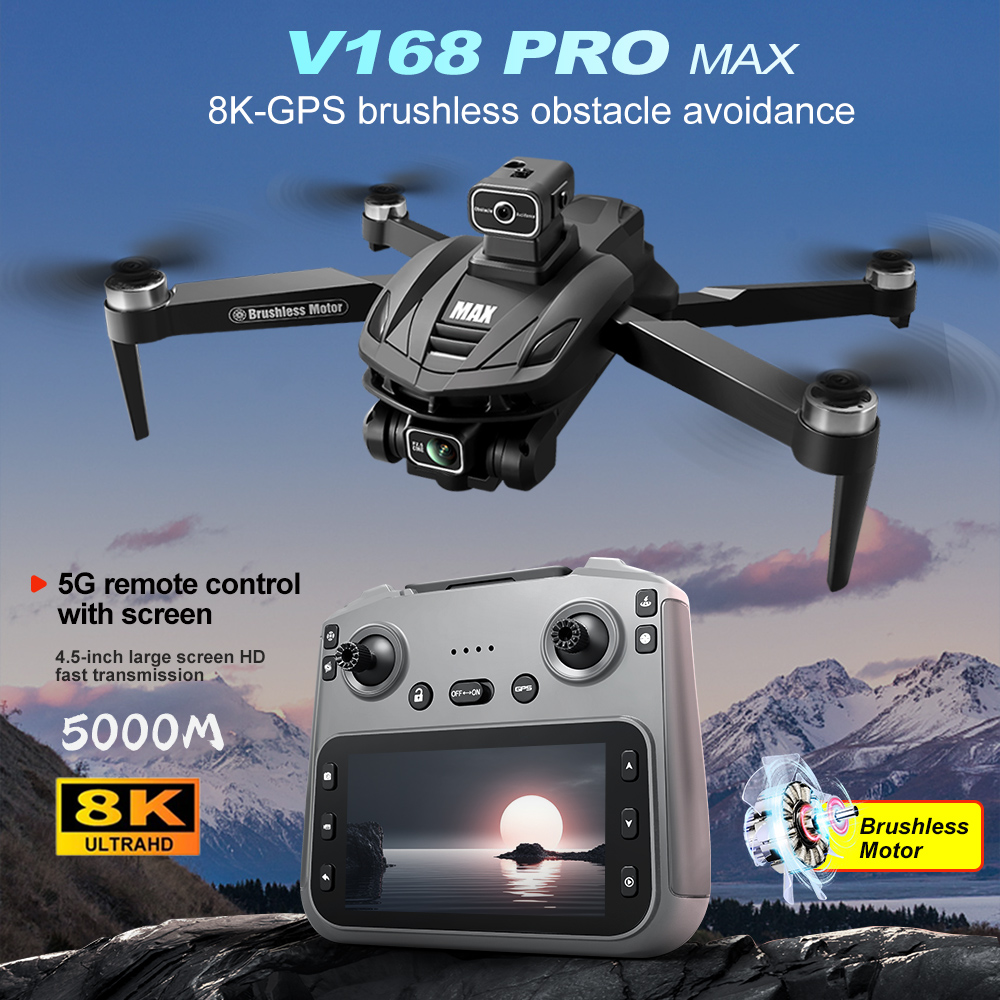 V168 PRO Max GPS Drone 8K Prof - Drone Photogrammetry incelemesi ve fiyatı