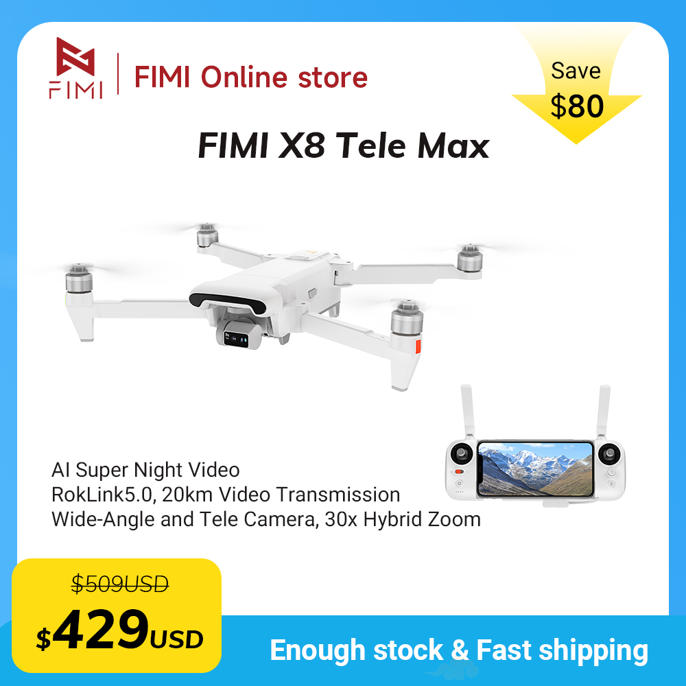 FIMI X8 Tele Max Drone 4K Prof - Drone Thermal Imaging incelemesi ve fiyatı