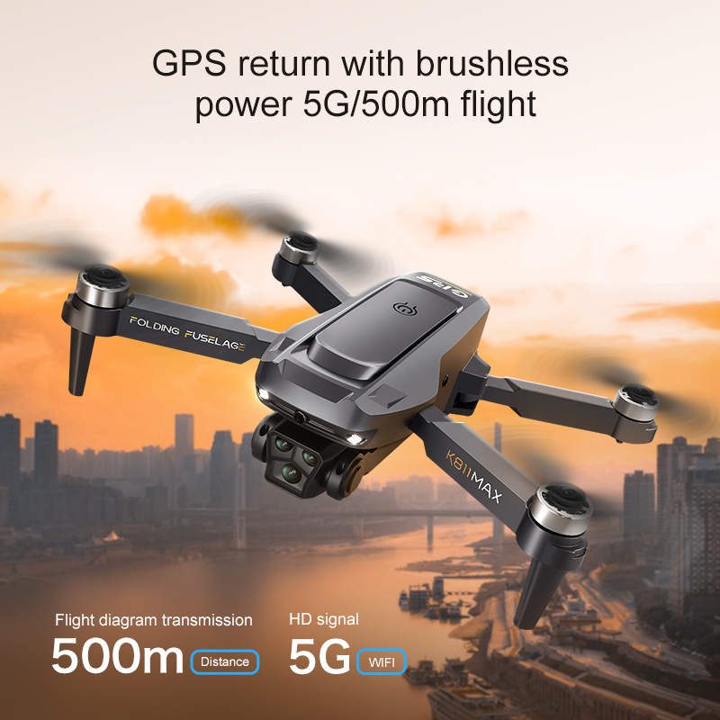 K811MAX Quadcopter Drone: Fırç - Drone Cinematic incelemesi ve fiyatı